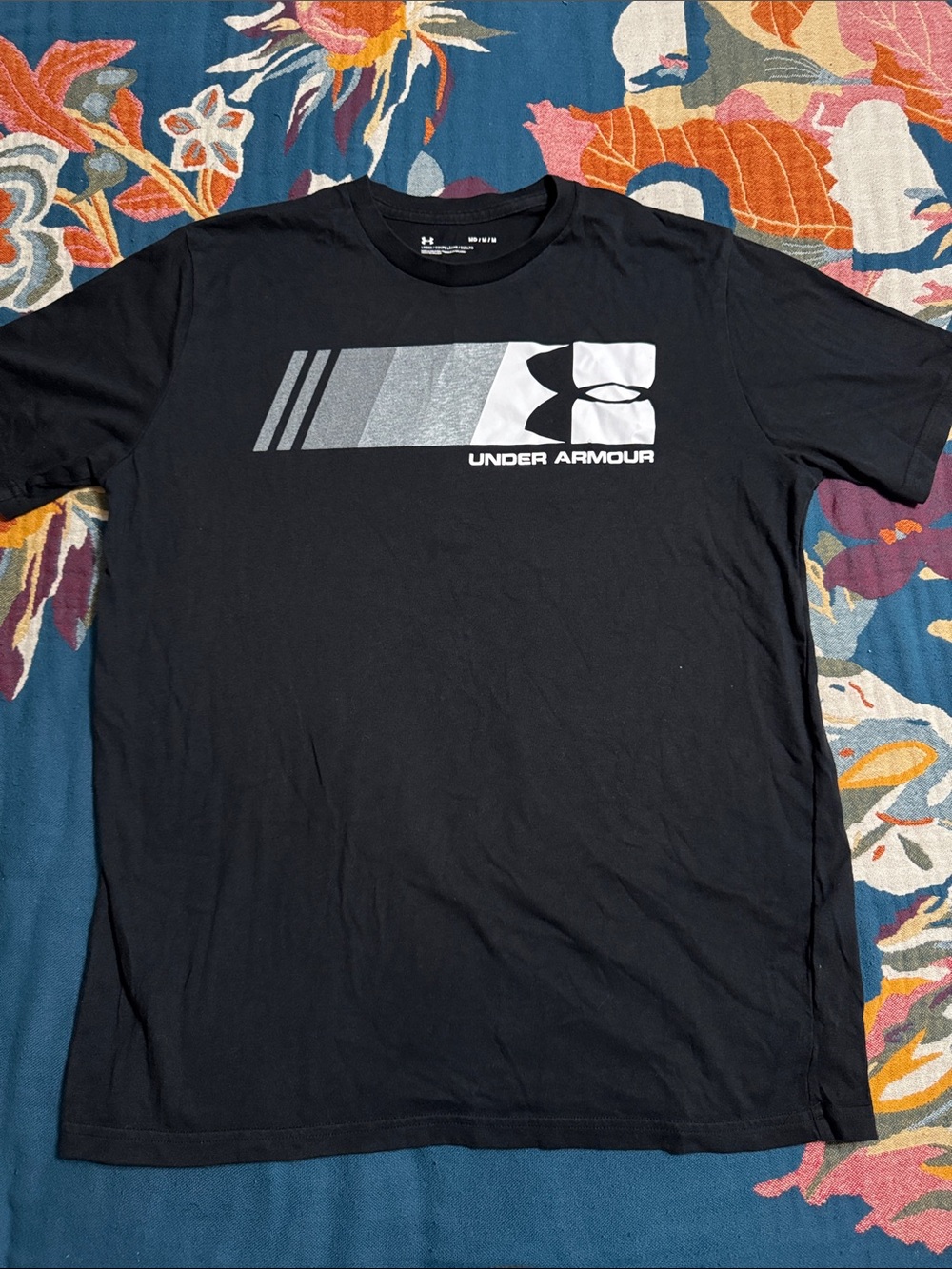 Under Armour Black Short-Sleeve Logo Graphic Tee